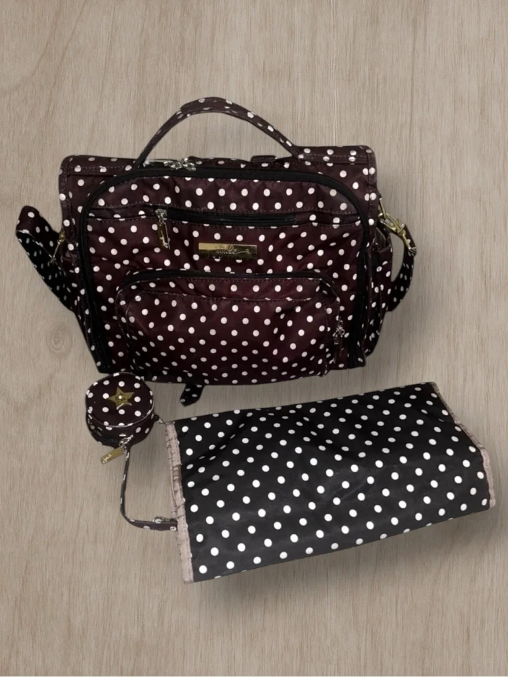 JuJuBe BFF Diaper Bag/Backpack/Messenger Bag - The Duchess